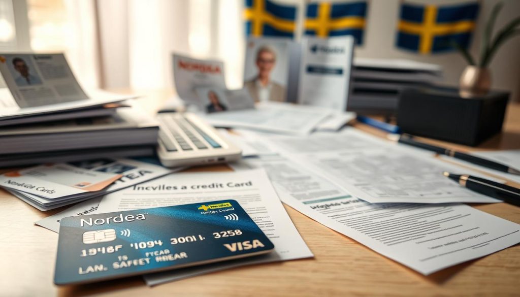 Nordea credit card Sweden documents checklist