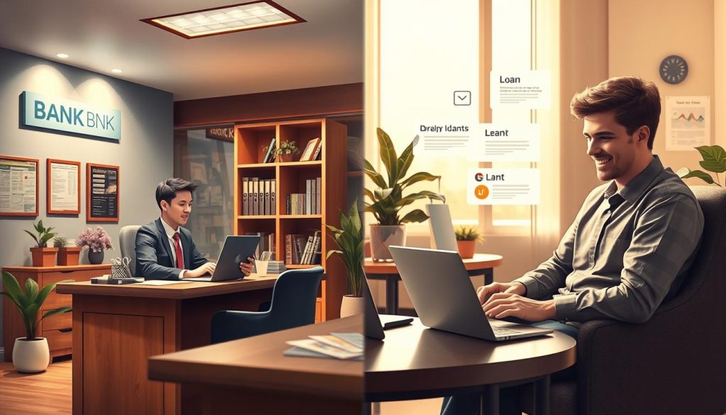 bancos vs prestamistas en línea