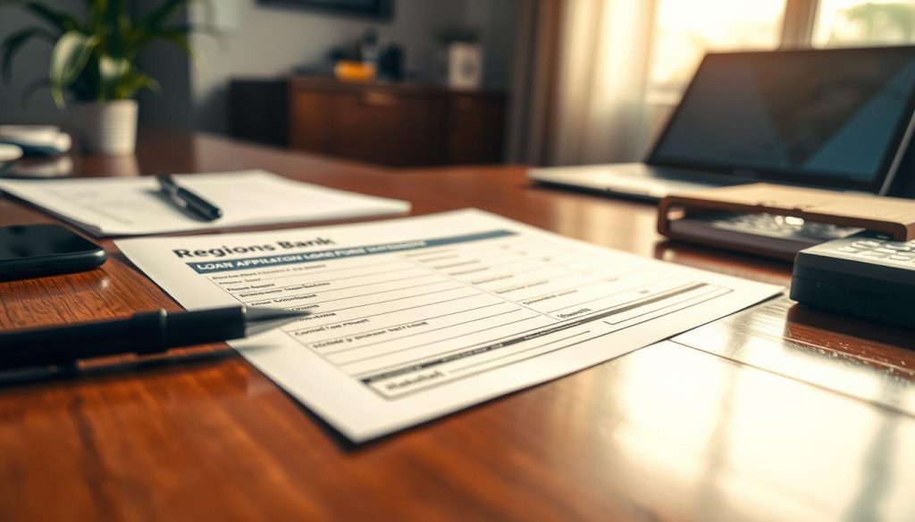 formulario préstamo Regions Bank EE. UU.